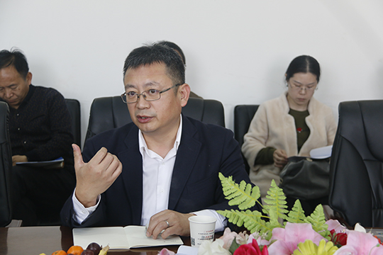 乐投官网平台董事长黄道元发表讲话