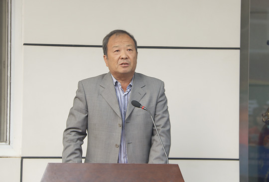 乐投官网平台工会主席翟武汉作比赛总结发言