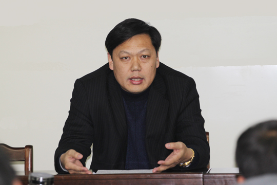 乐投官网平台总经理牛小昌在会上向大家提出希望和要求