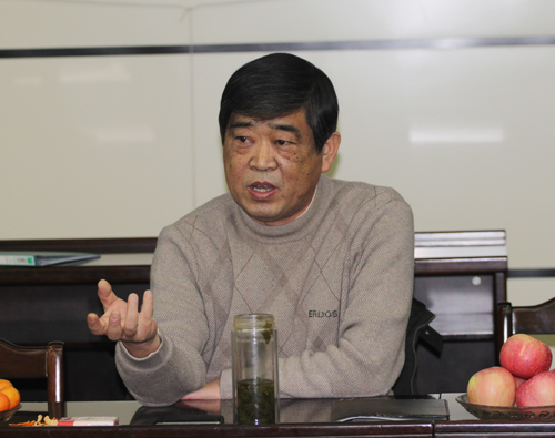 乐投官网平台常务副总经理王海民在会上向大家提出殷切期望