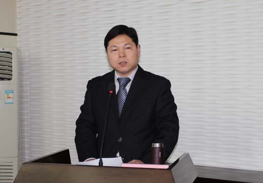 副总经理都宏全作《乐投官网平台信息化和预决算管理工作报告》